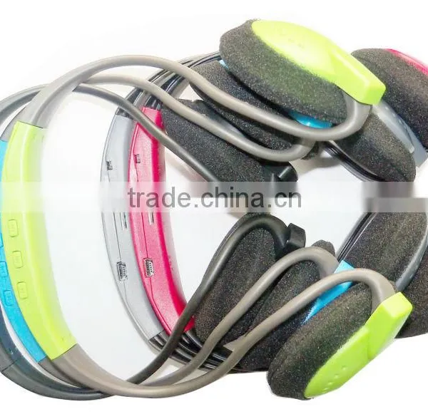 Newest Hot Sale Headset TF Mp3 Headset Earphone and Headphpone Earphone With fm