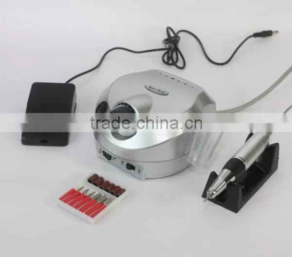Professional Nails Salon Manicure Red Electric Nail Drill File Machine 30000 Rpm photo-3