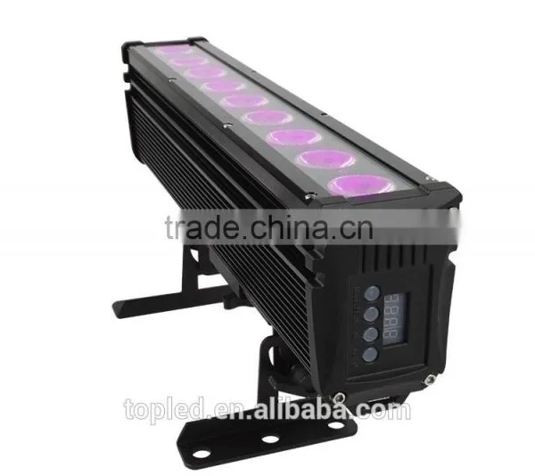 IR Remote Available 9pcs 4-in-1 RGBW Leds Water Proof Bar DMX Stage Light photo-2