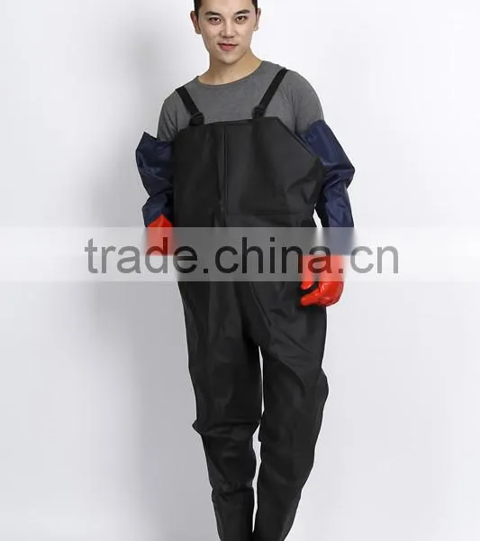 Chest Wader for Fishing Waterproof High Quanlity Pvc Waders Rubber Fabric