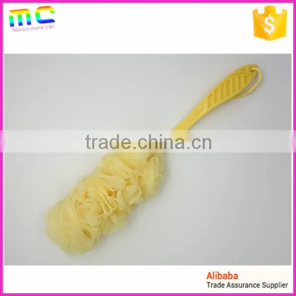 Colorful Long Hand PE Mesh Sponge Back Body Bath Brush photo-5