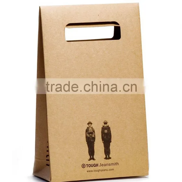 2016Cheap Kraft Paper Bag Kraft Paper Sleeve Logo Printing photo-3