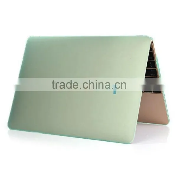 Wholesale Colored Plastic Hard Shell Case For 2015 MacBook 12 Inch A1534 Light Green photo-2