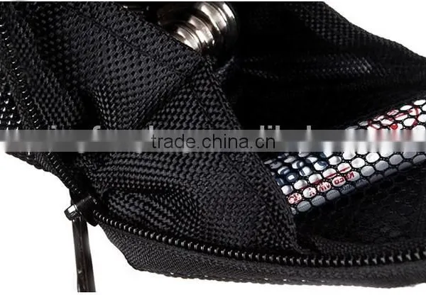 Black Bike Seat Pouch Bicycle Front Tube Bag Back Seat Storage Bag HYW048 photo-6