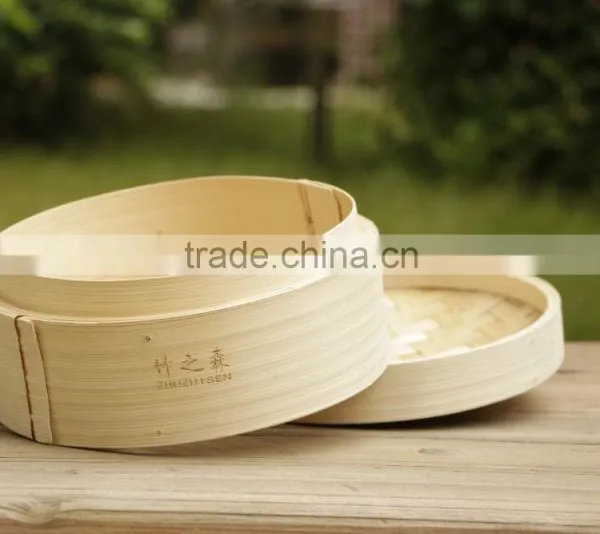 Customized Snack Hot Stamped Kitchenware Bamboo Steamer photo-3