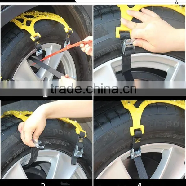 Quick Mounting TPU Rubber Snow Chain for Passenger Car photo-6