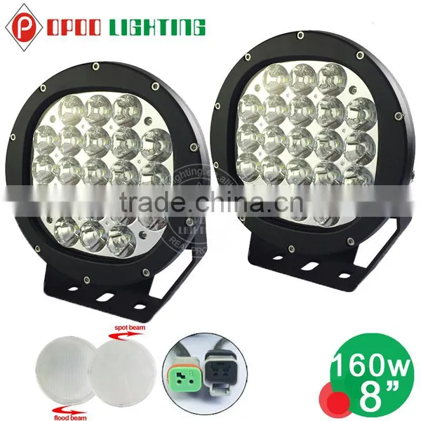 Round 4x4 Offroad Jeep 8inch 105w Led Spotlight photo-2