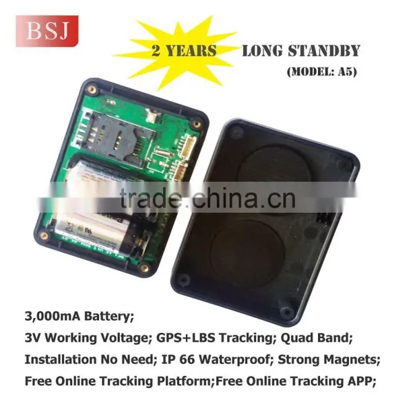2 Years Lasting Battery Gps Tracking Device for Vehicle & Asset A5B photo-4