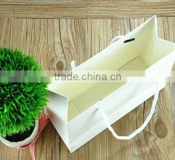Nice Various Size White Shopping Paper Bag,Cheap Kraft Paper Coin Pouch photo-5
