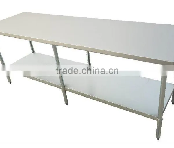 NSF Approval Detechable Prep Stainless Steel Work Table for Commercial Kitchen or Restaurant/ Table