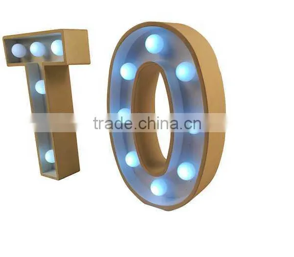Fashion and Popular Letter Shape Light Marquee Letter Light Battery Letter Light photo-3