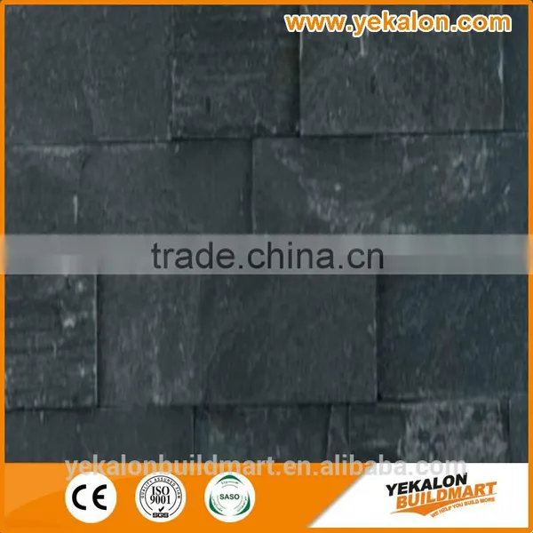 Black Culture Slate Cheap Artificial Cultural Stone,High Quality Cultural Stone,Cheap Cultural Stone