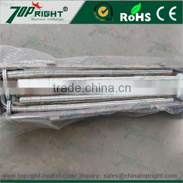 Heat Resistant Electric Cordierite Ceramic Bobbin Tube Heater From Topright Industrial photo-4