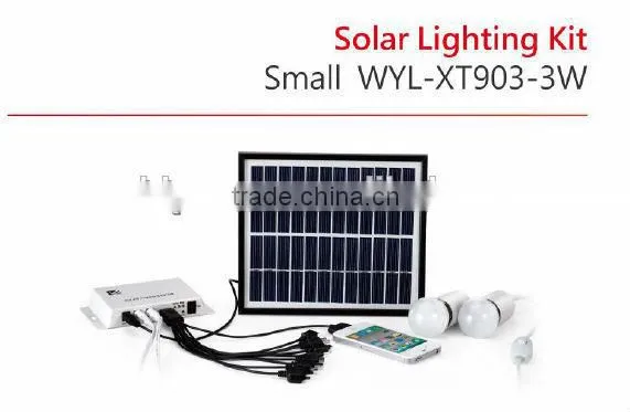 Portable Solar Panel/Small Solar Lighting Kits 5W 10W 20W 30W 40W photo-3