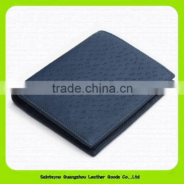 15609 High-end Classical Rfid Blocking Fashion Business Genuine Leather Men Wallet
