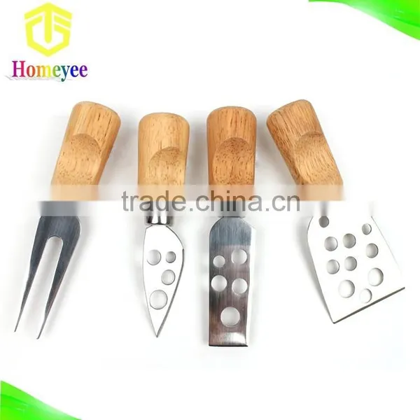 High Quality Cheese Knife Bamboo Cheese Knife Set