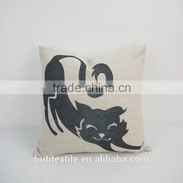 Cat Design Cushion Sofa Decorative Cushion Cover Chair Seat Throw Cushion Pillow photo-2