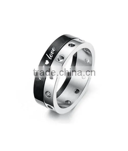 Stainless Steel Polished Hot Sell LOVE Ring photo-2