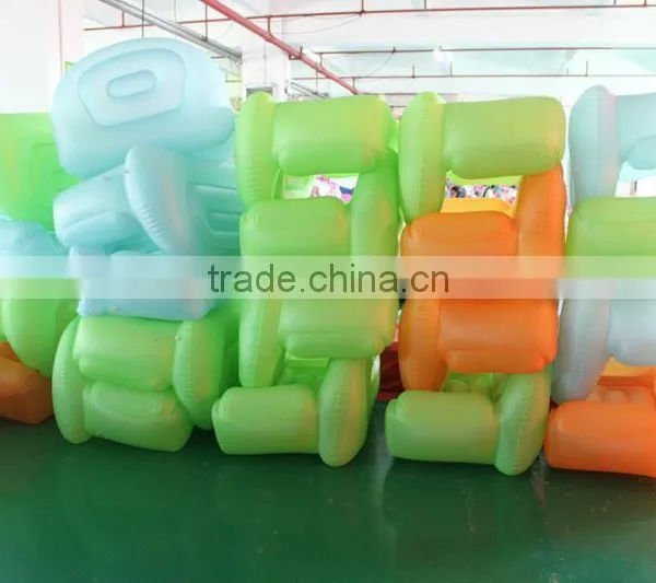 Air Filled Inflatable Transparent Sofa Furniture Single Leisure Inflatable Sofa photo-4
