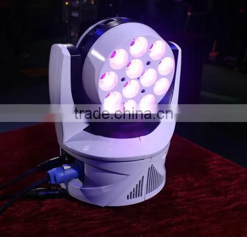 12x10w 4in1 Unlimited Rotation Moving Head Led