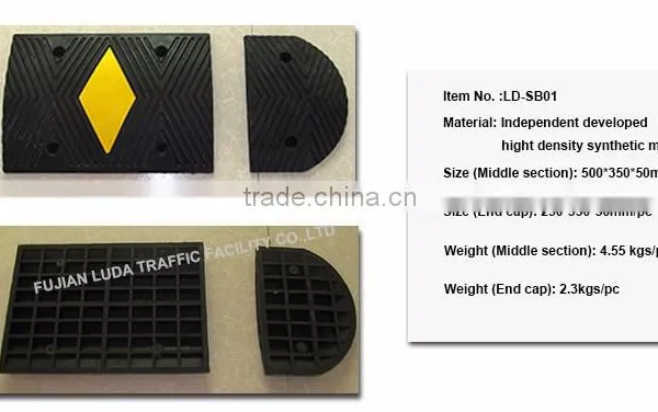Super Durable Synthetic Material Speed Bumps for Sale photo-5