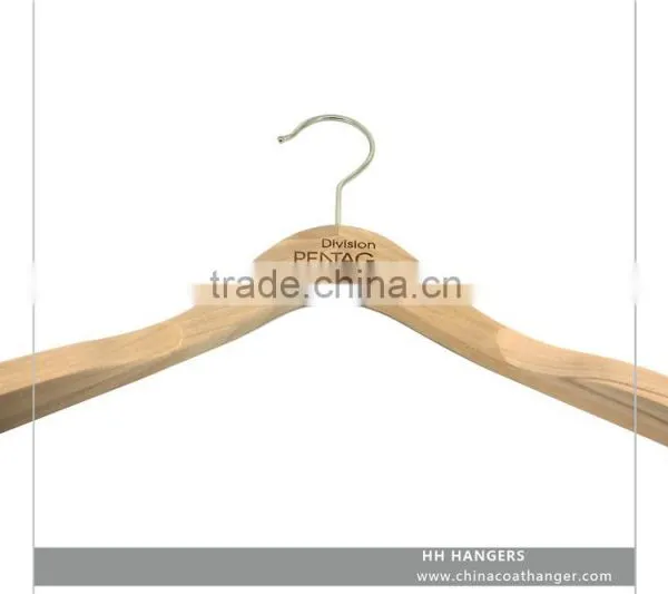 Wide Shoulder Garment Hanger for Skirt, Suit , Clothes Hanger for Jacket, Wooden Hanger for Closet, Display photo-3