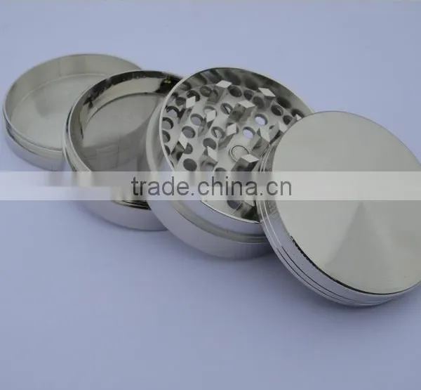 Tobacco Grinder Metal Herb Grinders, 4 Parts Grinder, Zinc Alloy , Mixed Colors, Custom Available photo-4
