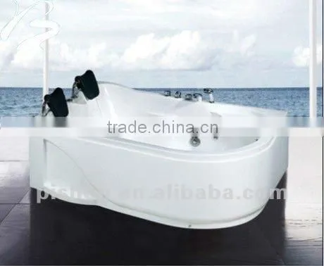 White Acrylic Modern Massage Bathtub