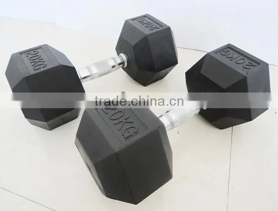 Wholesale Aerobic Hexagon Hex Dumbell With Logo Printed photo-2