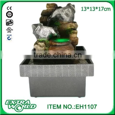 Indoor Decoration Artificial Rock Waterfall With Pot photo-3