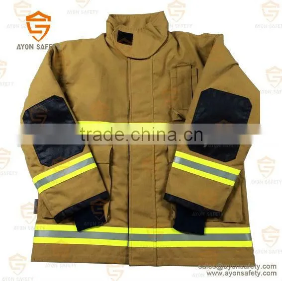Fireman Rescue Gear With 4 Layer Structure Aramid Material EN 469 Standard