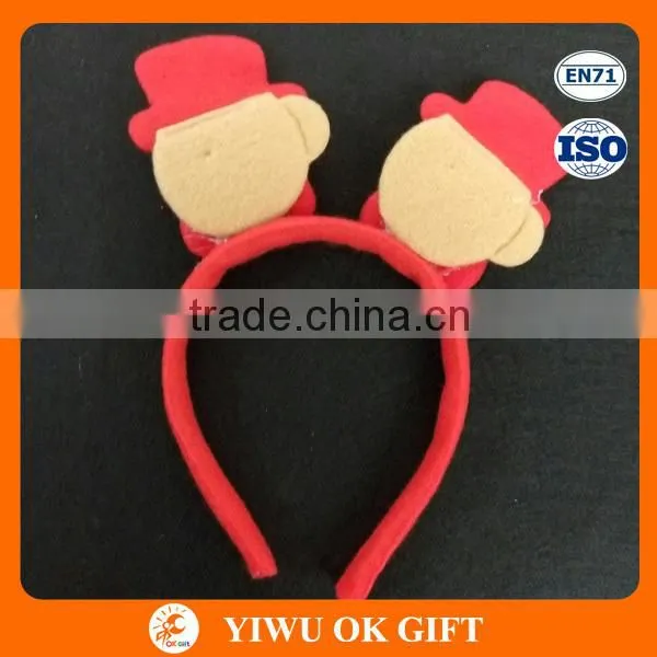 Bear Ears Fabric Headband for Wholesale/ Christmas Promotional Party Happy Headband photo-2