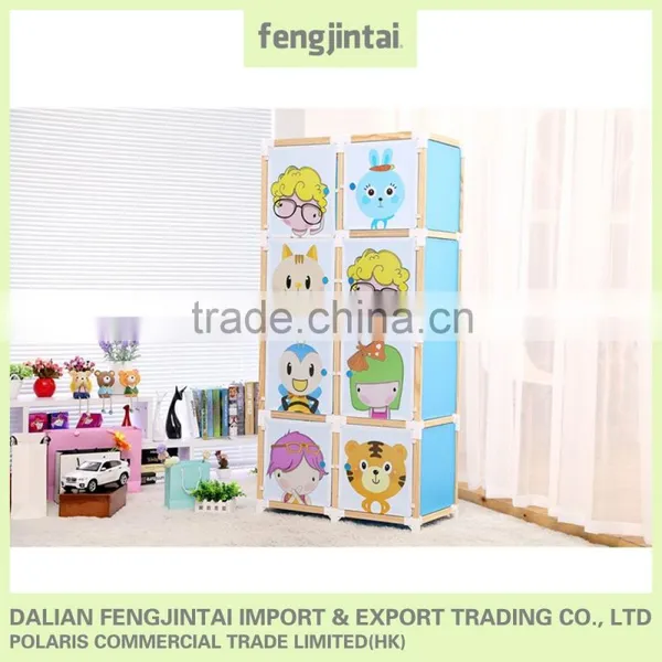 2015 Hot Sales High Quality Wooden Material and Wardrobe Specific Use Fabric Wardrobe Closet photo-3