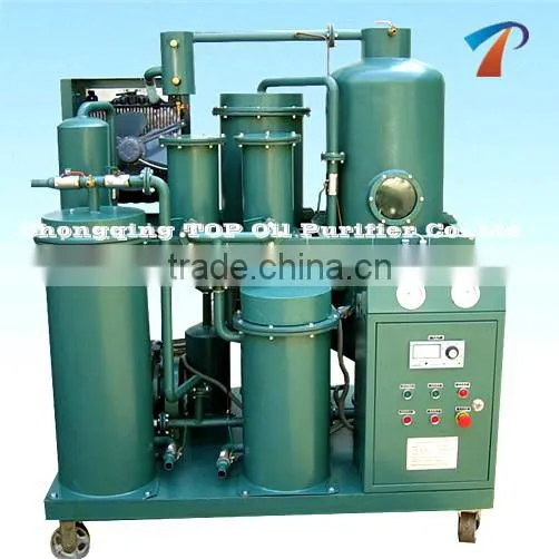 Hot Sale Used Lubricant Oil Cleansing Machine/Refrigeration Oil Purifier/Lube Oil Refinery Plant, Removing Water Gas Particles photo-4