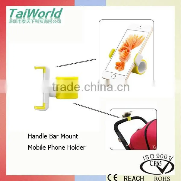 2016 Newest 3.5-6" Mobile Phone Holder for Treadmills/Strollers/ShoppingTrolley Cart/Car Vent/Steering Wheel photo-5