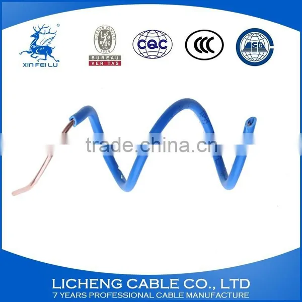 Building /housing PVC Coated Copper Electric Cable Wire -BV(25mm2) photo-5