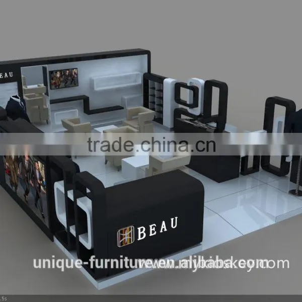 Factory Supplier Clothes Kiosk,clothes Display Showcase for Sale