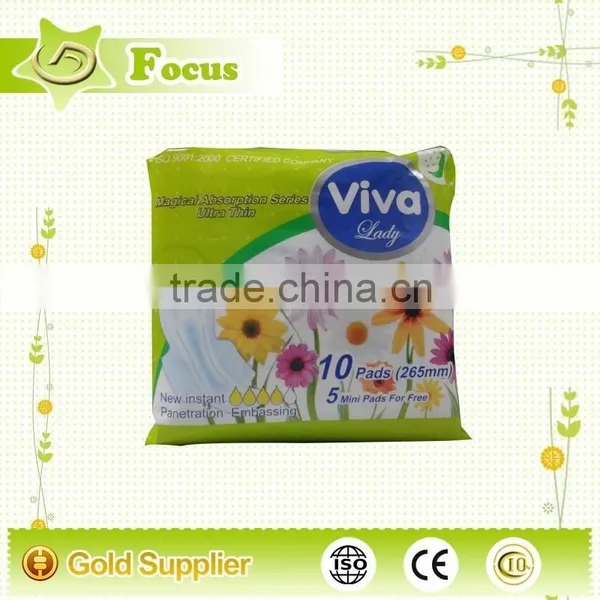 Organic Cotton Sanitary Napkin ,perforated Sanitary Napkin With Negative photo-2