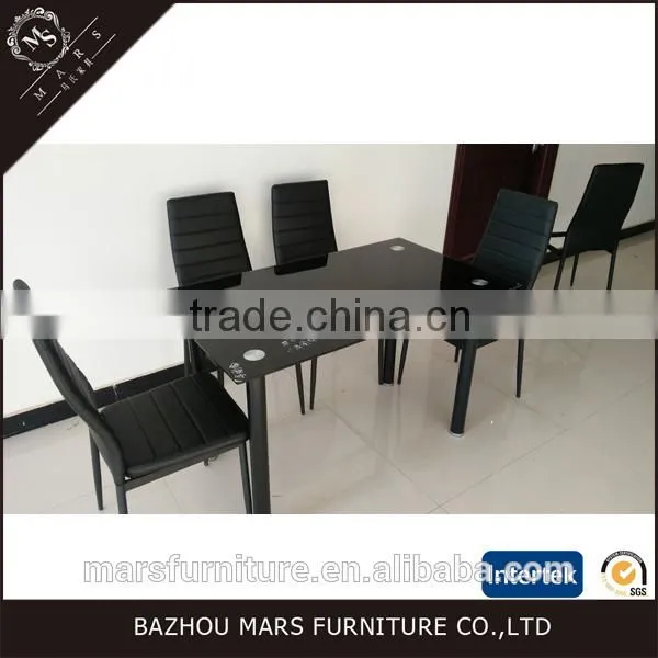 Modern glass dining table set in Dining Room Sets