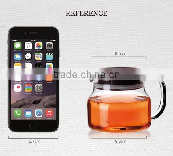Wholesale Glassware Suppliers Borosilicate Water Filter Pitcher for 350ml photo-3