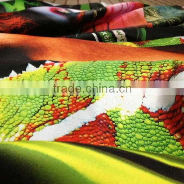 Bright Polyester Coated Fabric for Dye Sublimation Ink Printing