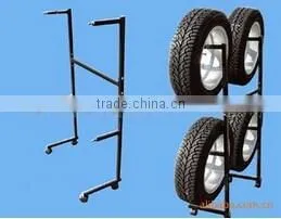 Repair Shop Metal Shelf Display Truck Tire Stand