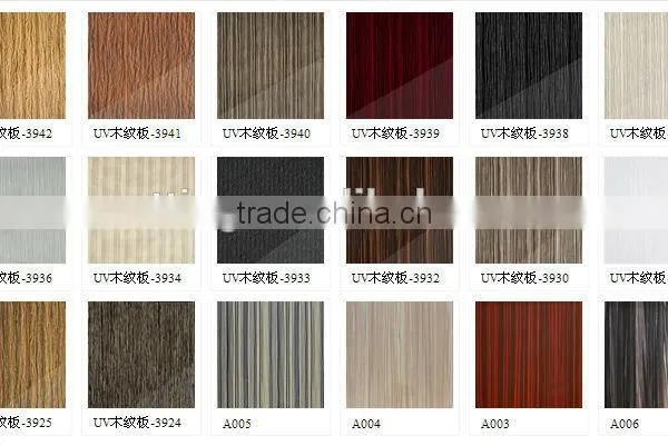 High Glossy UV MDF Board/ Sheet--Flower Design Series ( One Side White Melamine Color,Size : 1220*2440 mm 1220*2800mm photo-6