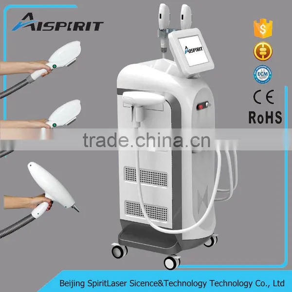 SHR/E-light/ ND YAG Laser Multifunctional3in 1 Beauty Instrument With CE Approval photo-5