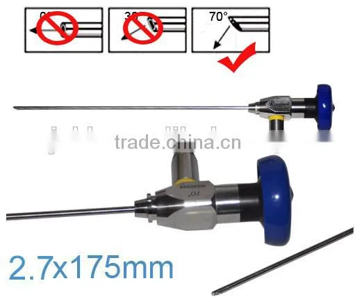 Optics Stainless Sinuscope With Storz Stryker Olympus Wolf Connector 2.7*175mm photo-4