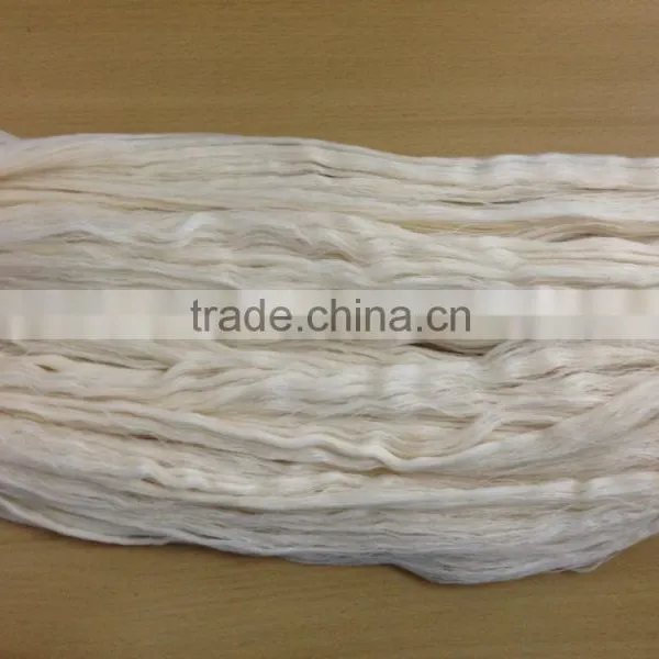 100% Recycled Cotton Yarn Open End Yarn. photo-4