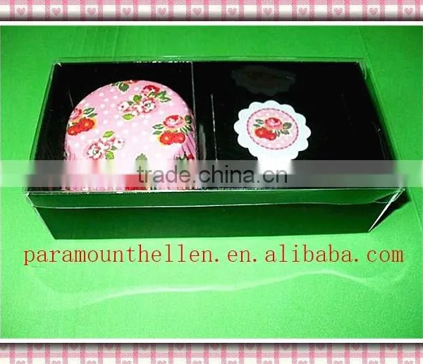 Wholesale Paper Cupcake Liners Cupcake Cases Baking Cup Plastic Tube Package for Supermarket photo-3