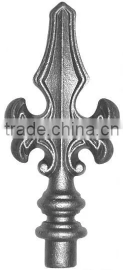 Wrought Iron Spearhead Iron Gate and Fence Finials photo-3