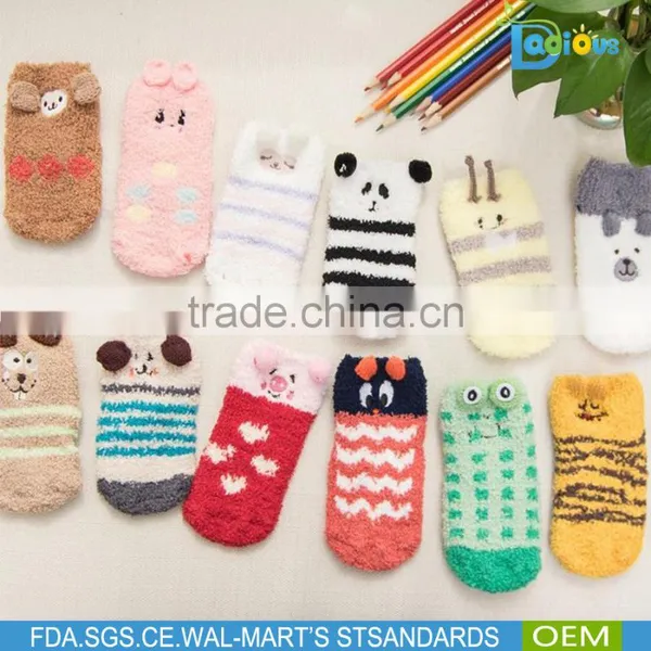 Wholesale Animal Shape 100% Cotton Soft Touch Thermal Newborn Baby Socks With Box Packaging photo-6