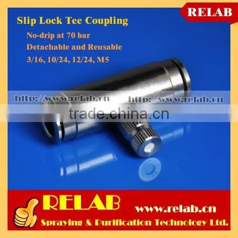 Quick Slip Lock High Pressure Nylon Tubing Push Lock Coupling